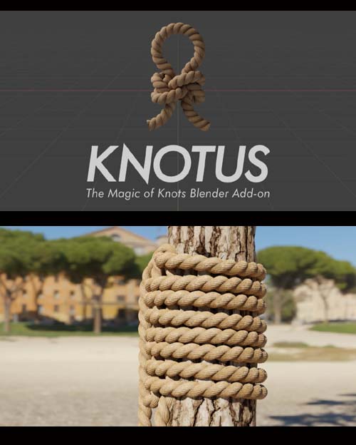 Knotus -The Masic Of Knots Blender Add-On -