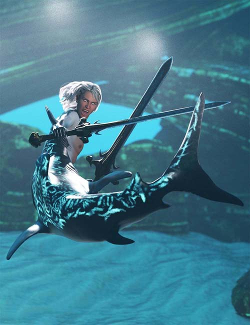 Sea Hunter Hierarchical Poses for FPE Shark Tail