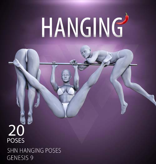 SHN Hanging Poses for Genesis 9