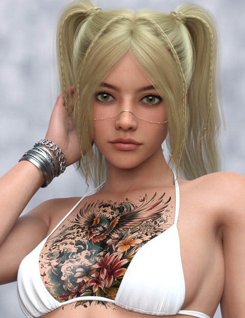 L3D TattooU - Inked Chest for Genesis 9