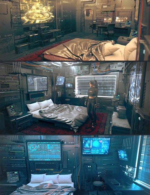 Polish Cyber Hacker Bedroom