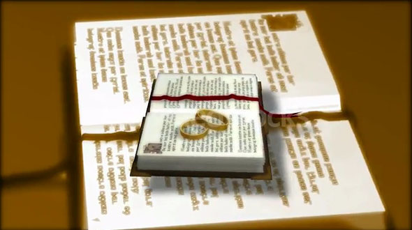 Bible and Wedding Rings