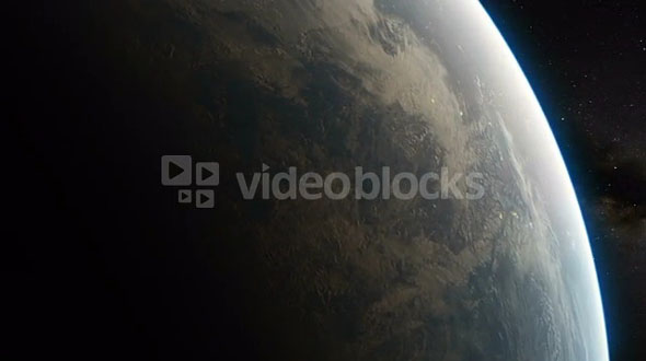 Zoomed in Earth Animation