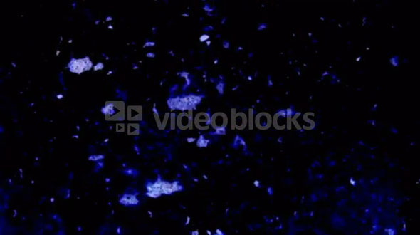 Dark Blue Falling Particles