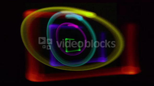 Light Painted Shapes