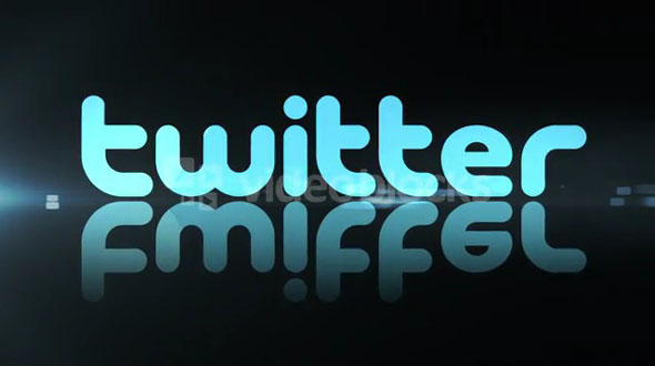 Twitter Reflecting Logo