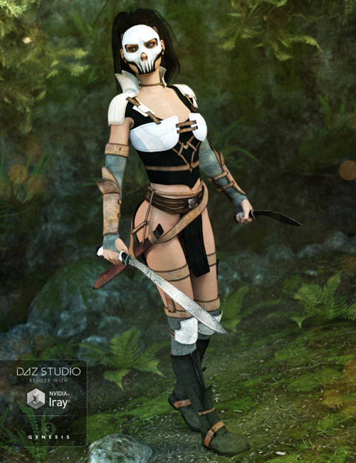 Rogue Ranger Outfit for Genesis 3 Female(s)