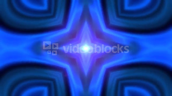 Blue Kaleidoscope Effect