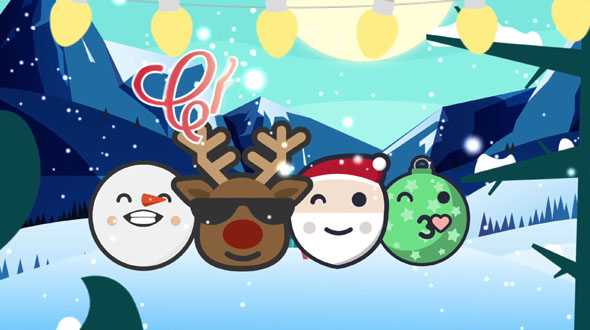 120 Animated Emojis - Christmas Pack