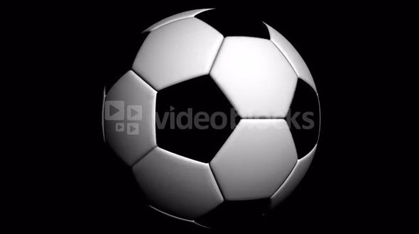 Spinning of big soccer Ball