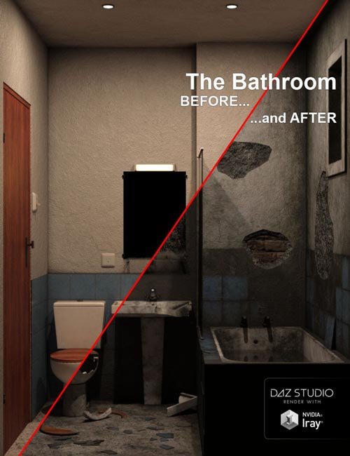 The Bathroom, BEFORE and AFTER...