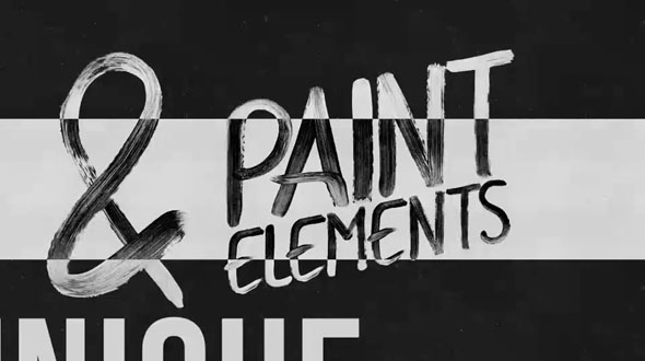 Real Paint Typeface Kit
