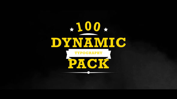 Dynamic Typography - Pro Kit