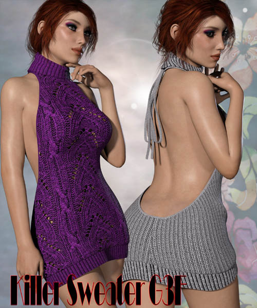 Killer Sweater (converted from G3F) for Genesis 8 Female(s)