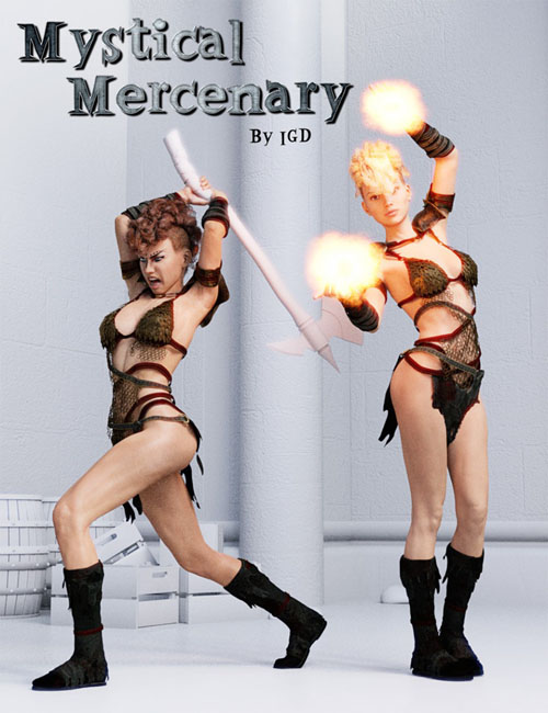 IGD Mystical Mercenary Poses for Genesis 3 Female