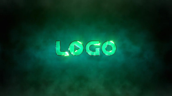 Neon Energy Glass Light Logo