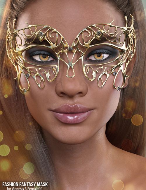 X-Fashion Fantasy Mask for Genesis 3 Females