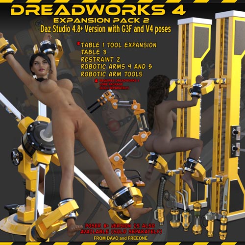 Dreadworks 4 Expansion Pack 2 DazStudio 4.8+ Version