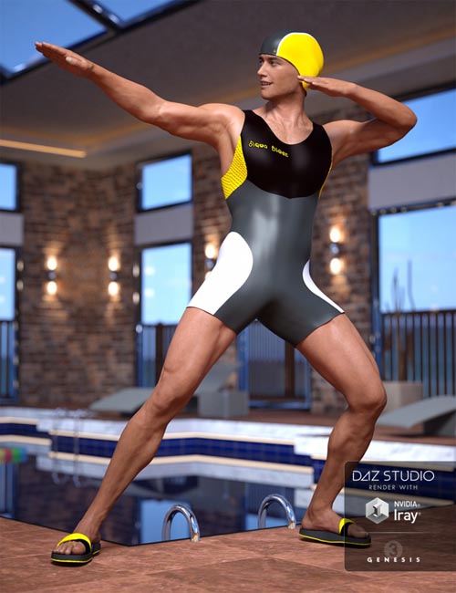 Male Swimsuit for Genesis 3 Male(s)