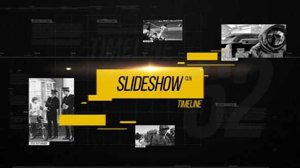 Slideshow Clean Timeline