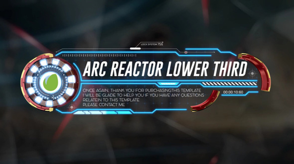 45 Arc Reactor Lower Thirds