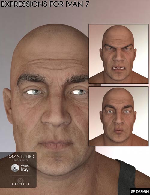 Expressions for Ivan 7 and Genesis 3 Male(s)