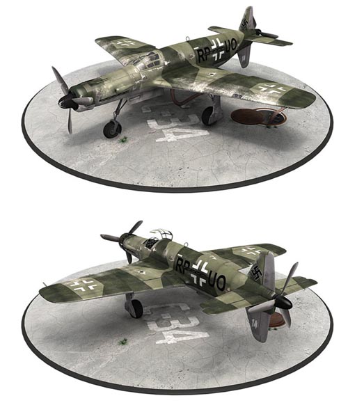 Dornier Do 335 Pfeil, posable WW2 fighter