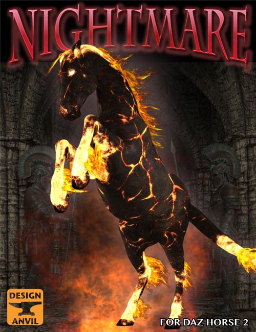 [ iray update ] DA Nightmare for DAZ Horse 2
