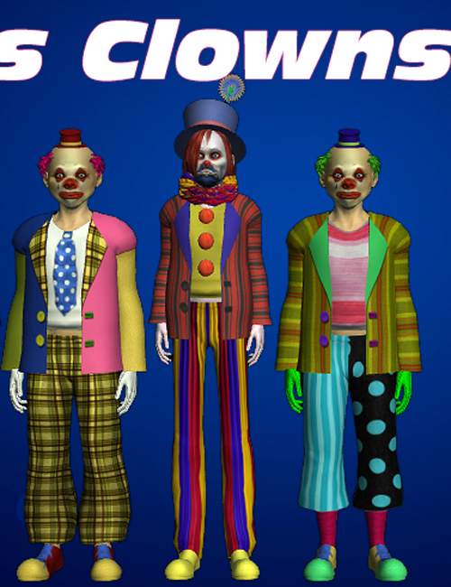 G5 Cloth Circus Clowns