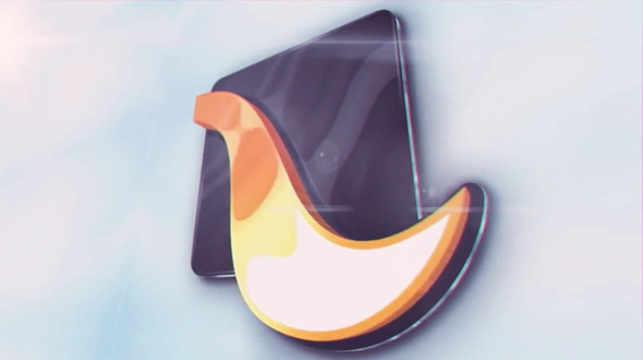Glossy 3D Corporate Logo
