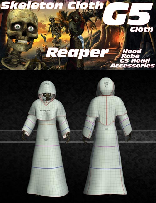 G5 Skeleton Cloth Reaper Spectre of the Night