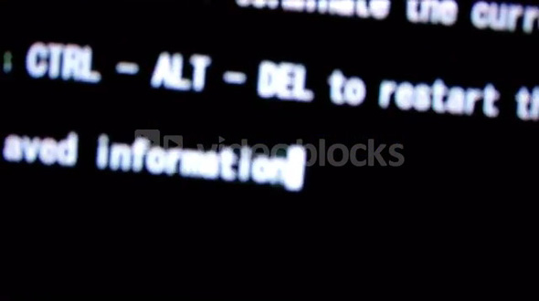 Blurry Computer Screen Error