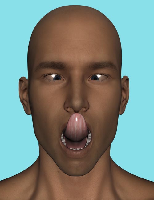 Tongue Controls for Genesis 3 Male Characters