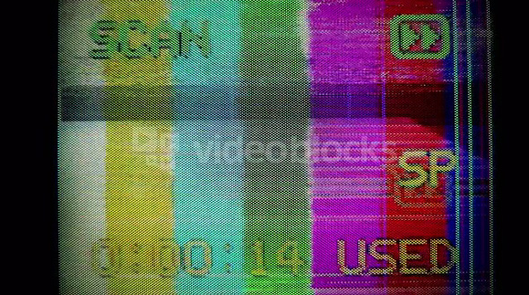 VCR Retro Color Bars