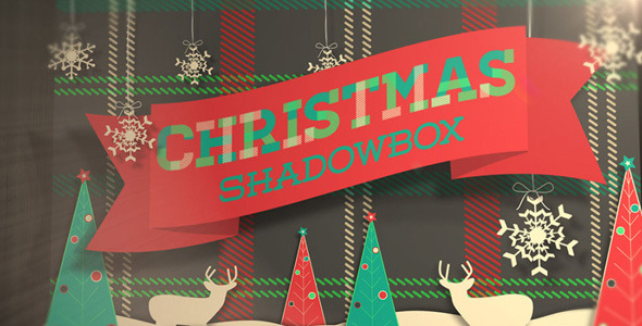 Christmas Shadowbox Display 