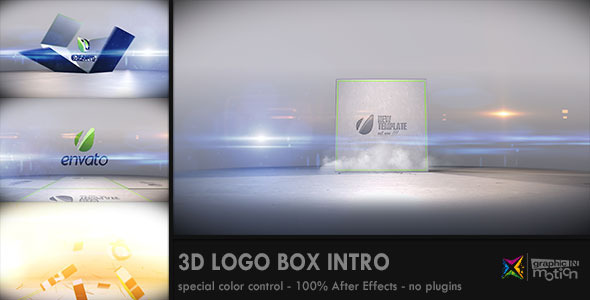 3D Logo Box Intro 