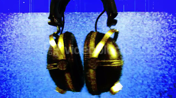 Digital Glitch Headphones