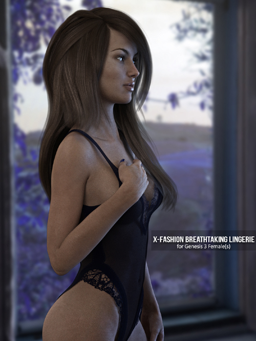 X-Fashion Breathtaking Lingerie for Genesis 3 Females