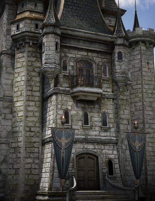 Fantasy Castle Keep 2 for Iray
