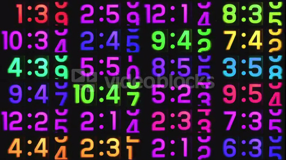 Colorful Counting Clocks