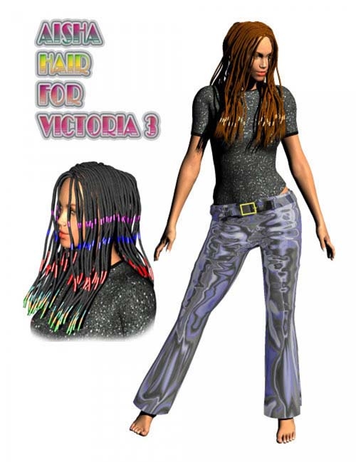 Aisha Hair for Victoria 3