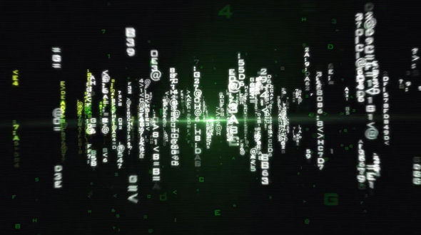 Particle Effect 4 (Digital Code and Matrix)