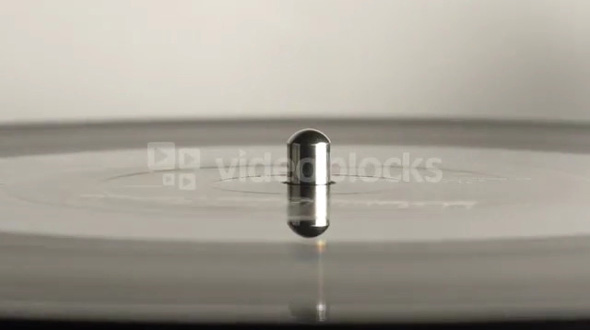 Close Up Spinning Record