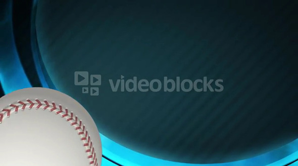 Baseball Title Screen Blue