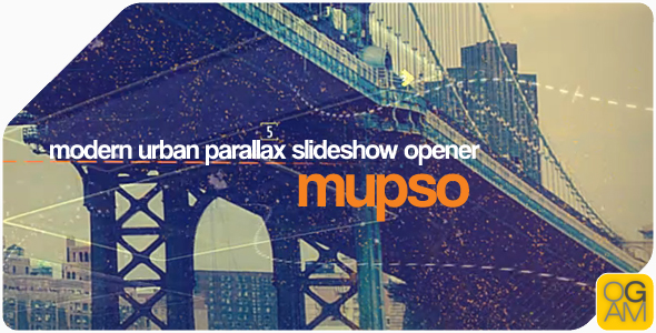 Modern Urban Parallax Slideshow Opener