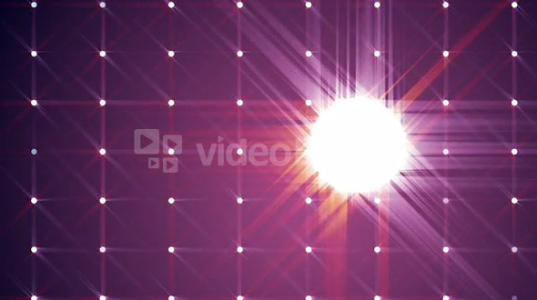 Light Opening on Purple Grid