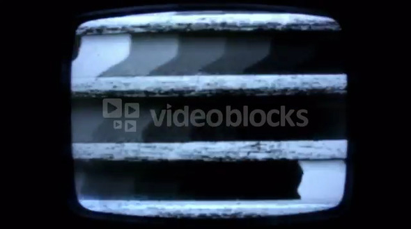 Black and White VCR Screen 2