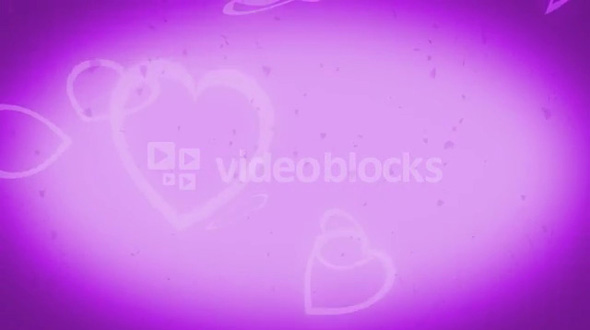 Soft Purple Hearts