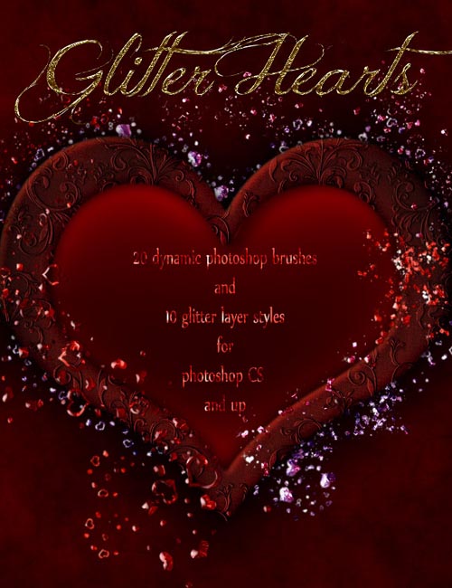 Glitter Hearts