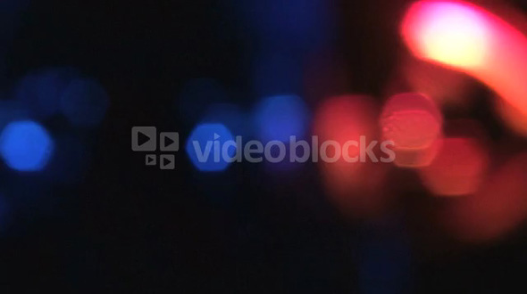 Red and Blue Swirling Lights Magnified 2
